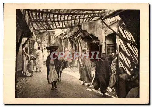 Cartes postales Maroc Maroc Dams Les Souks Ane Donkey