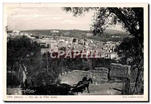 Cartes postales Maroc Fes (Maroc) Vue sur la Ville Arabe