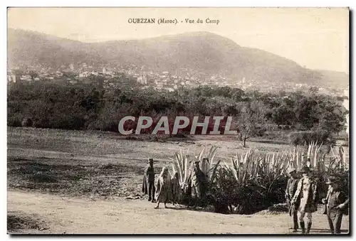 Ansichtskarte AK Maroc Ouezzan (Maroc) Vue du Camp