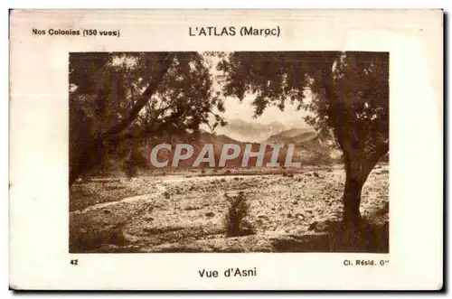 Cartes postales Maroc L Atlas (Maroc) Vue d Asni