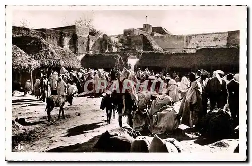 Ansichtskarte AK Maroc Meknes Un coin du Marche aux Grains