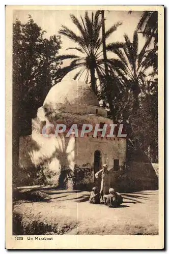 Cartes postales Maroc un Marabout