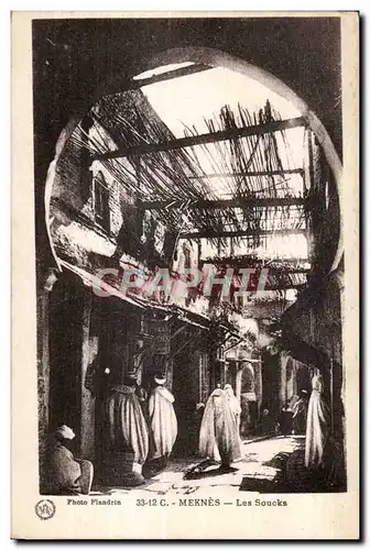 Cartes postales Meknes les Soucks