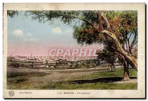 Cartes postales Meknes Vue generale