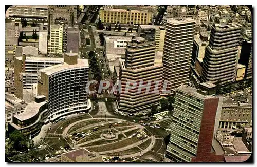 Ansichtskarte AK Vista aerea de la Glorieta Clon Mexico Air view of Clumbus Circle in modern mexico