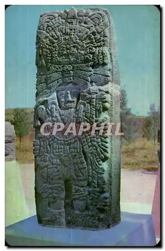 Ansichtskarte AK Mexique Mexico Chak Mool en las Ruines Tuia de Allende Hgo Mex