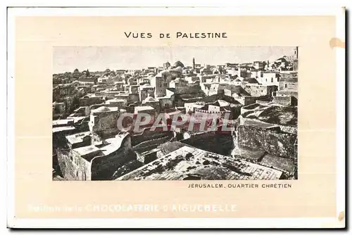 Ansichtskarte AK Vues de Palestine Jerusalem Ouartier Chretien