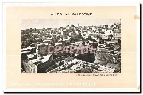 Cartes postales Vues de Palestine Jerusalem Ouartier Chretien