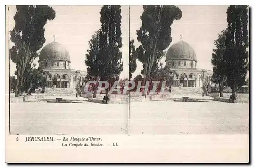 Ansichtskarte AK Israel Jerusalem La mosquee d Omar La Coupole du Rocher