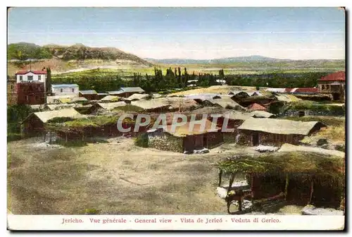 Cartes postales Jericho vue generale Generale Genearl view Vista de Jerico Veduta di Grico