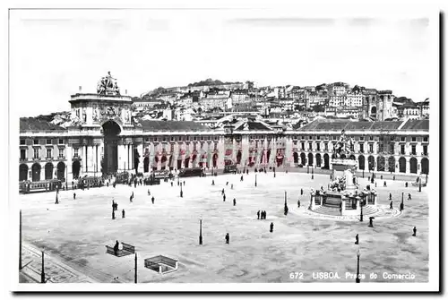 Cartes postales Portugal Lisboa Praca do Comercio Bilhete Postal Portugal