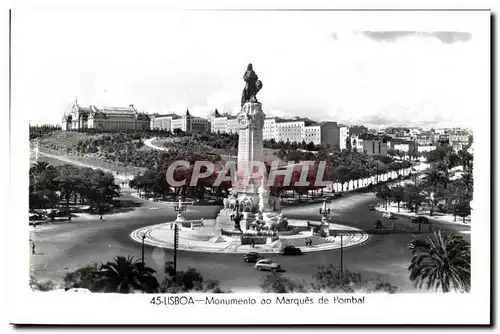 Ansichtskarte AK Portugal Lisboa Monumento ao Marques de Pomal Feito em Portugal