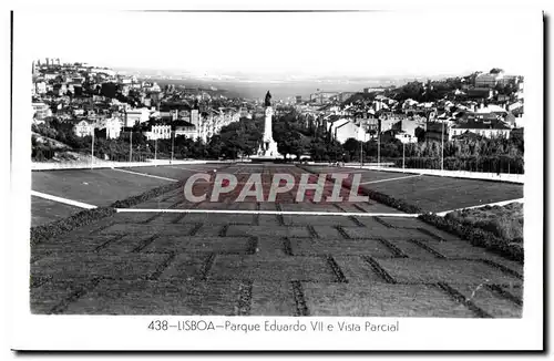 Cartes postales Portugal Lisboa Parque Eduardo VII e Vista Parcial Feito em Portugal