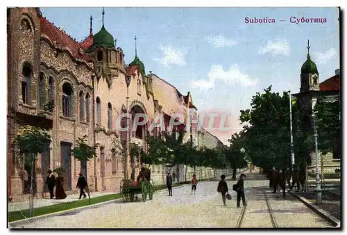 Ansichtskarte AK Subotica Cyoothua Serbie Serbia