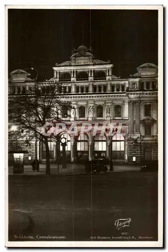Cartes postales Stockholm Centralstationen Suede Sweden