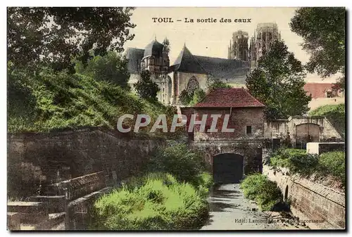 Toul - La Sortie des Eaux - Cartes postales