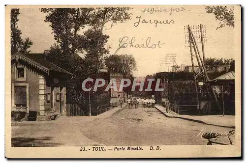 Toul - Porte Moselle - Ansichtskarte AK Militaria