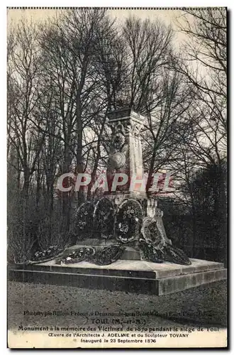 Toul - Monument a la Victoire 1870 1871 - Cartes postales