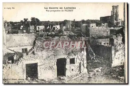 Flirey - La Guerre en Lorraine - Cartes postales Militaria