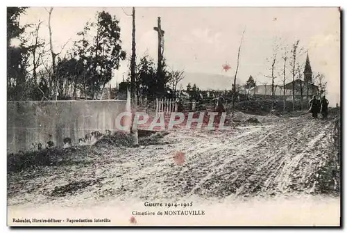 Montauville - Cimetiere - Guerre 1914 1915 - Cartes postales