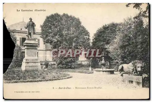 Bar le Duc - Monument Ernest Bradfer - Cartes postales