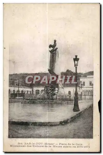 Bar le Duc - Place de la Gare - Cartes postales