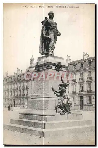 Bar le Duc - Statue du Marechal Exelmans - Cartes postales