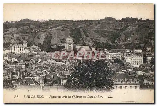 Bar le Duc - Panorama pris du Chateau des Ducs de Bar - Cartes postales