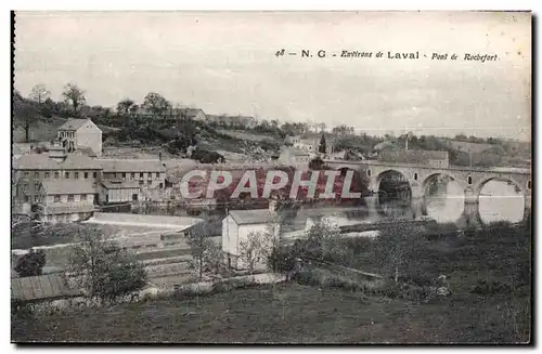 Ansichtskarte AK Environs de Laval Pont de Rochefort