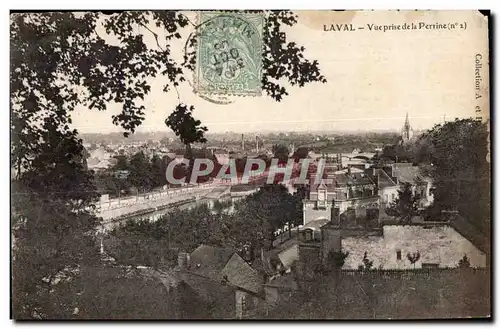 Cartes postales Laval Vue prise de la Perrine