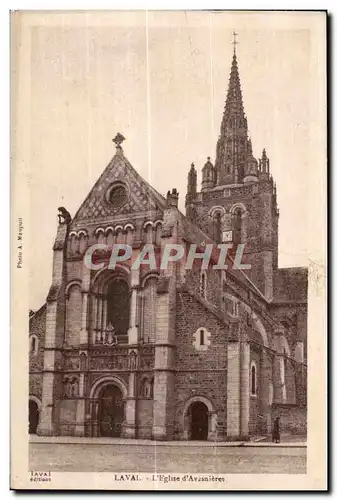 Cartes postales Laval L Eglise d Avesnieres