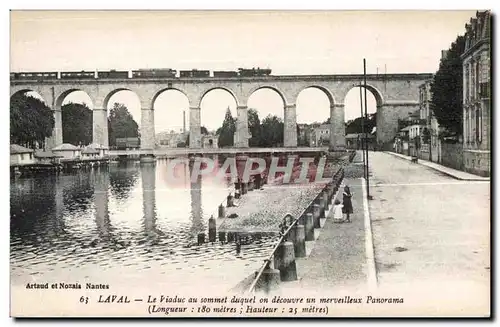 Ansichtskarte AK Laval Le Viaduc au Sommet Duquel on Decouvre un merveilleux Panorama