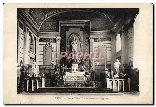 Cartes postales Laval Sncre Coeur Interieur de la Churelle