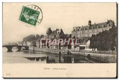 Cartes postales Laval Palais de Justice