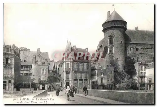 Cartes postales Laval la Grande Rue