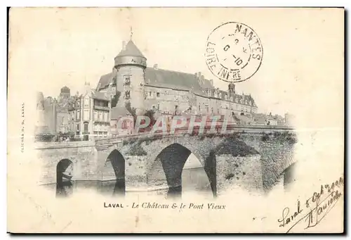 Cartes postales Laval le Chateau   pont vieux