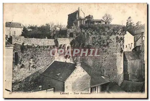 Cartes postales Laval tour rennaise
