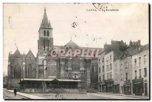 Cartes postales Laval la cathedrale
