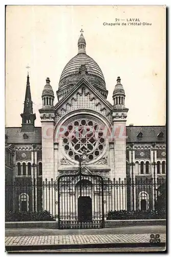 Cartes postales Laval chapelle de l Hotel Dieu