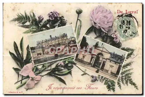 Cartes postales De laval Je vous envoie de fleurs