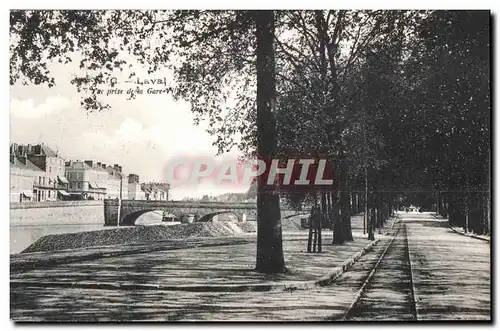 Cartes postales Laval Vue prise de la gare