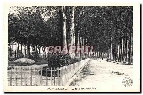 Cartes postales Laval les poumenades