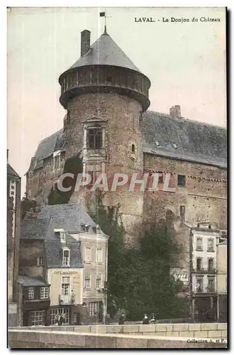 Ansichtskarte AK Laval le donjon Chateau