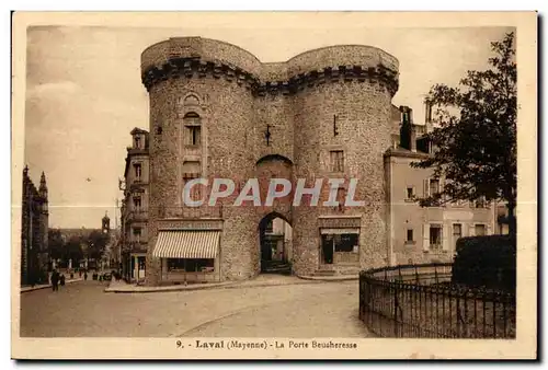 Cartes postales Laval mayenne la porte beucheresse