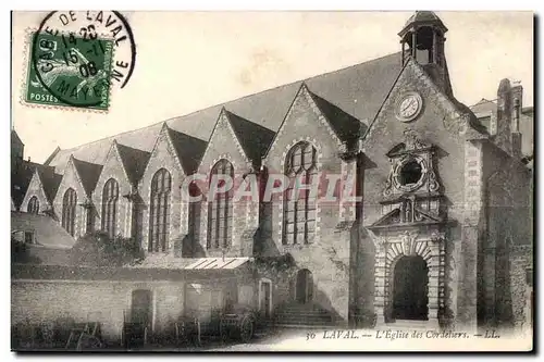 Cartes postales Laval l eglise des cordeliers