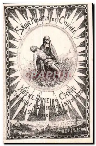 Cartes postales Notre dame du chene continuez as semerivos bienfaits sur notre region Laval