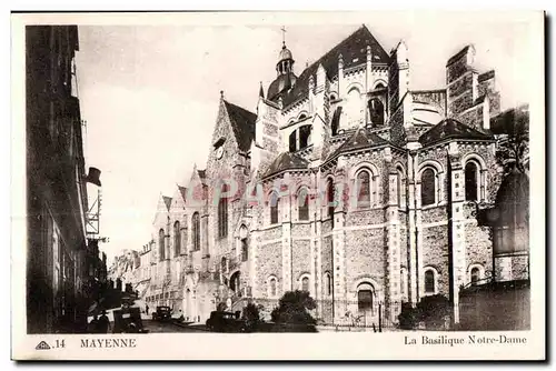 Cartes postales Mayenne la basilique notre dame