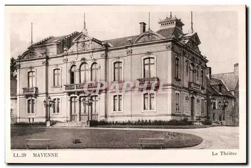Cartes postales Mayenne le theatre