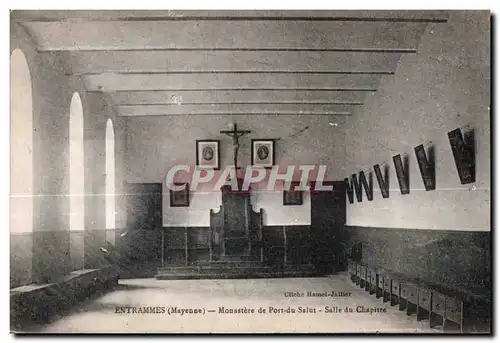 Cartes postales Entrammes ayenne monastere de port du salut salle du chapitre