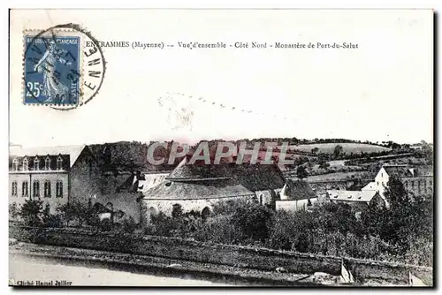 Cartes postales Entrammes mayenne vue d Ensemble cote nord monastere de port du salut